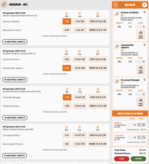 DashBet odds and betslip screenshot DashBet odds and betslip screenshot