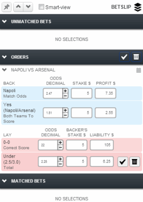 Matchbook betting slip