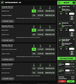 PandaBet odds and betslip screenshot PandaBet odds and betslip screenshot
