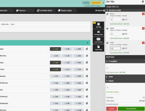 Tom Waterhouse bet slip