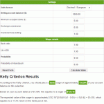 New Kelly Criterion Calculator